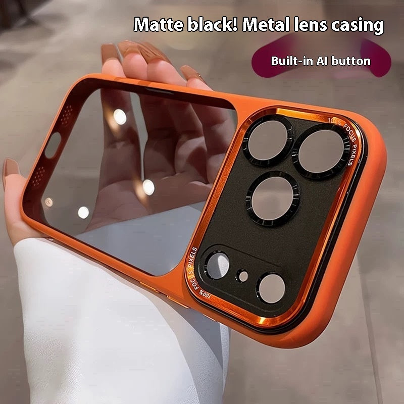 Phone Case Integrated AI Button Metal Lens Protective Cover