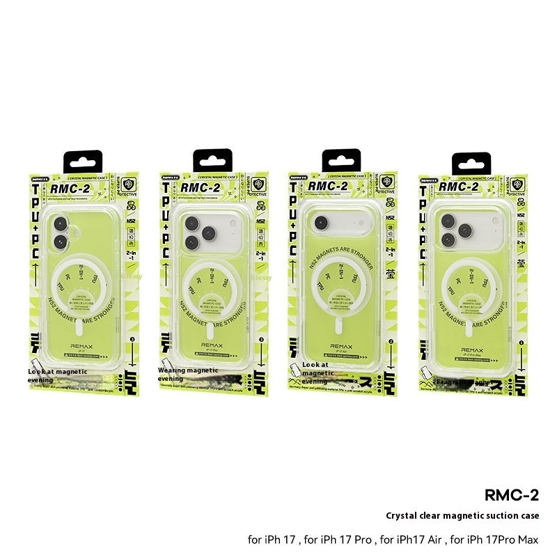 Transparent Phone Case Soft Glue Magnetic Suction